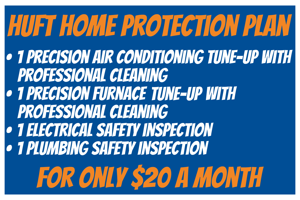 Huft Home Protection Plan for only $20 per month